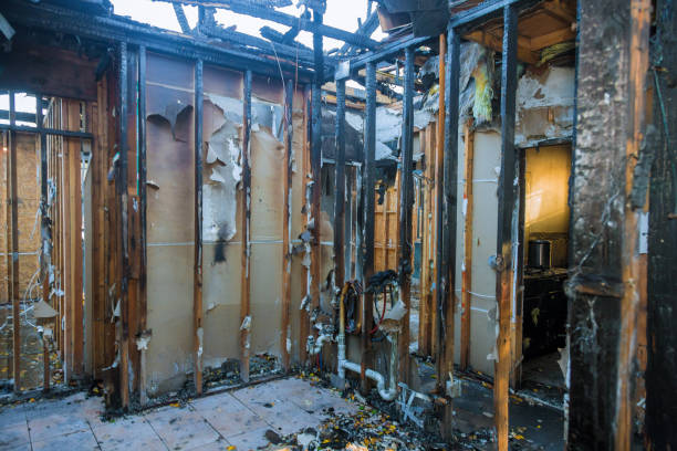 Professional Fire Damage Removal technician working in Charleston, WV